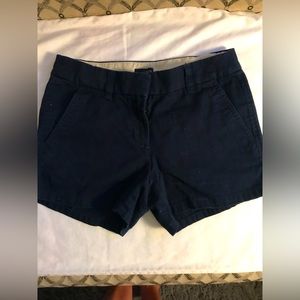 J crew navy shorts